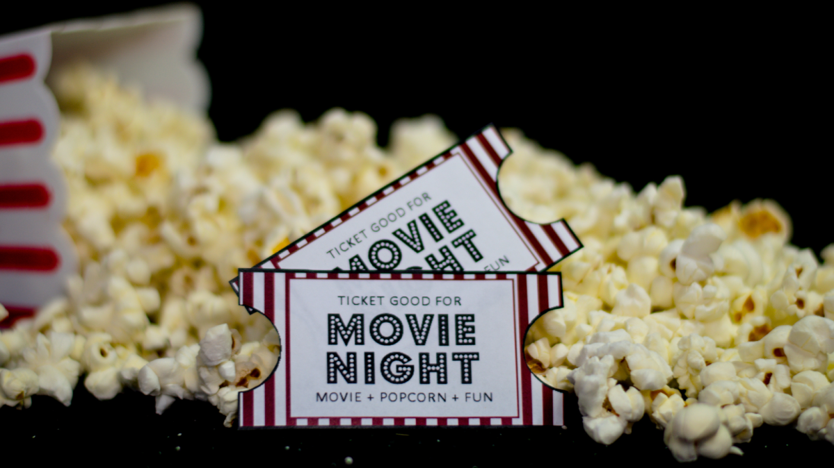 Movie Night tickets and Popcorn