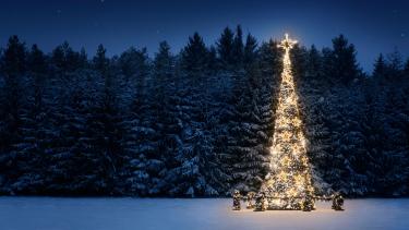 Christmas Tree Bright White