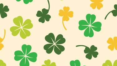 St Patrick's Day 4 leaf clovers