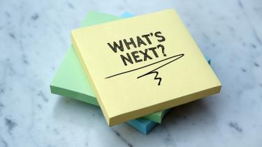 Sticky note with what's next?