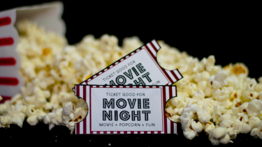 Movie Night tickets and Popcorn Movie Night tickets and Popcorn
