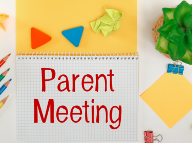 Parent Meeting display