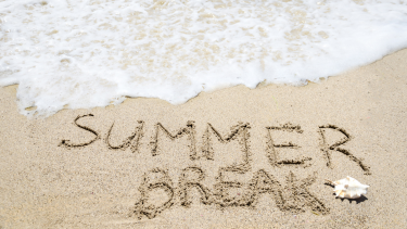 Summer Break in sand Summer Break in sand