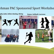 Students doing a variety of community activities and sports